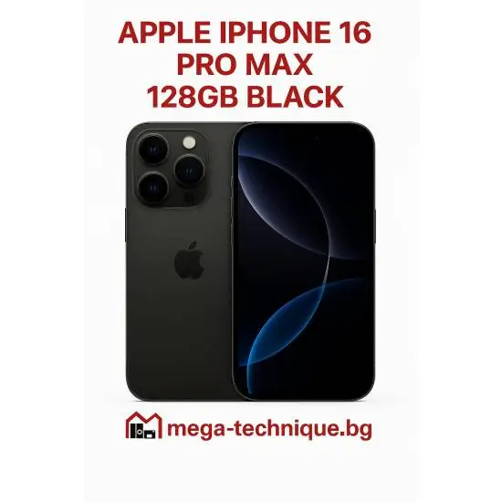  МОБИЛЕН ТЕЛЕФОН APPLE IPHONE 16 PRO MAX 128GB BLACK TITANIUM