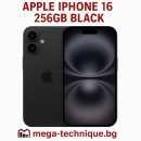 МОБИЛЕН ТЕЛЕФОН APPLE IPHONE 16 256GB BLACK