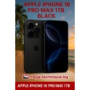 МОБИЛЕН ТЕЛЕФОН APPLE IPHONE 16 PRO MAX 1TB BLACK TITANIUM