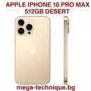 МОБИЛЕН ТЕЛЕФОН APPLE IPHONE 16 PRO MAX 512GB DESERT TITANIUM