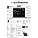 Apple MacBook Pro 14-inch Space Black с M5 Max чип, 36GB unified memory и 2TB SSD. Професионален лаптоп с Liquid Retina XDR дисплей за creators, AI и multitasking