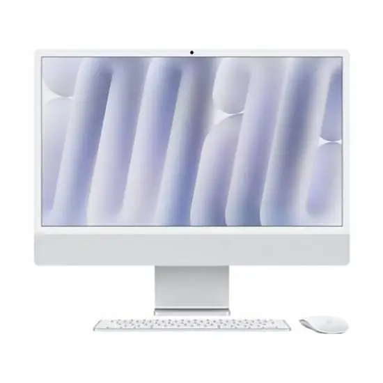 APPLE iMac 24-inch Zilver (M4) - 8-core CPU - 8-core GPU - 16GB - 256GB All-in-one-pc