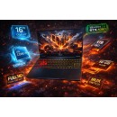 Геймърски лаптоп ASUS TUF F16 FA608UH-RV013 – Ryzen 7 260, RTX 5050 8GB, 16" WUXGA 165Hz, 16GB DDR5, 1TB PCIe 4.0