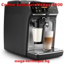 Кафеавтомат Philips Series 4300 EP4343/70, Система за мляко LatteGo, 8 напитки, Цифров TFT екран в 3 цвята, Филтър AquaClean, Керамична мелничка, Опция мляно кафе, Функция MEMO 2 профила, 