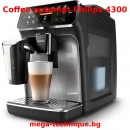 Кафеавтомат Philips Series 4300 EP4343/70, Система за мляко LatteGo, 8 напитки, Цифров TFT екран в 3 цвята, Филтър AquaClean, Керамична мелничка, Опция мляно кафе, Функция MEMO 2 профила, 