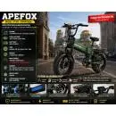 APEFOX RH20 Сгъваем електрически велосипед с два мотора