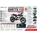DUOTTS F20 Електрически Велосипед 1000W 52V Fat Tire