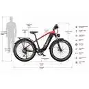 DUOTTS F26 Lite Black Електрически Велосипед 960W 26" Fat Tire
