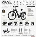 ONESPORT OT05 Pro Dark Grey 700C Електрически велосипед