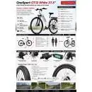 OneSport OT12 White 27.5" Електрически Велосипед