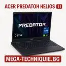 Лаптоп Acer Predator Helios 16 PH16-72, 16 инча 2560 x 1600, Intel Core i9-14900HX 24 C / 32 T, 2.2 GHz - 5.8 GHz, 36 MB cache, 32 GB DDR5, 1 TB SSD, Nvidia GeForce RTX 4080, Безплатно вътре