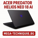 Гейминг лаптоп ACER Predator Helios Neo 18 PHN18-71-76XF NH.QS0EX.002 18.0 ", INTEL CORE I7-14650HX, RAM 32 GB, SSD 1000 GB, NVIDIA GEFORCE RTX4060, 8 GB GDDR6, ABYSSAL BLACK