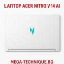 Лаптоп Acer Nitro V 14 AI с AI процесор и 14-инчов Full HD дисплей