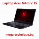 Лаптоп Acer Nitro V 15 с AI процесор, RTX видеокарта и 15.6" Full HD дисплей