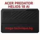 Гейминг лаптоп ACER Predator Helios 18 AI PH18-73-96BL с Intel Core Ultra 9, RTX 5080 и 18-инчов дисплей