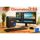 Acer Chromebox CXI3 – Бърз, сигурен и компактен компютър с ChromeOS за работа и обучение