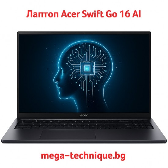 Лаптоп Acer Swift Go 16 с изкуствен интелект и OLED дисплей