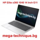 Лаптоп HP Elite x360 1040 G11, 9G0U6ET.2TBSSD, 14", Intel Core Ultra 7 155H (16-ядрен), Intel Arc 8 Core, 32GB 7500MHz LPDDR5x, Сив
