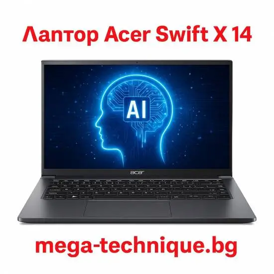 Лаптоп Acer Swift X 14 – Идеалният избор за мощност, мобилност и креативност