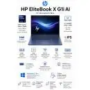 HP EliteBook X G1i AI с Intel Core Ultra 7 258V, 14” WUXGA 400 nits дисплей, 32GB RAM, 2TB PCIe SSD, WiFi 7 и Windows 11 Pro. Премиум бизнес лаптоп