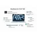 Apple MacBook Air 13.6″ M4 – 16GB RAM, 256GB SSD, Sky Blue