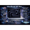 Apple MacBook Pro 14" M4 (10-ядрен CPU и 10-ядрен GPU, 16GB RAM, 512GB SSD) – Silver