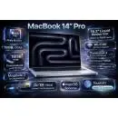 Apple MacBook Pro 14" M4 (10-ядрен CPU и 10-ядрен GPU, 16GB RAM, 512GB SSD) – Silver