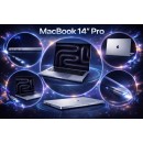 Apple MacBook Pro 14" M4 (10-ядрен CPU и 10-ядрен GPU, 16GB RAM, 512GB SSD) – Silver