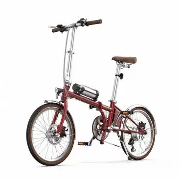 OneSport OT02 Red Лек сгъваем електрически велосипед
