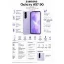 Samsung Galaxy A57 5G Awesome Lilac с 256GB памет и 8GB RAM. Стилен смартфон със Super AMOLED дисплей, AI камера и бърза 5G свързаност