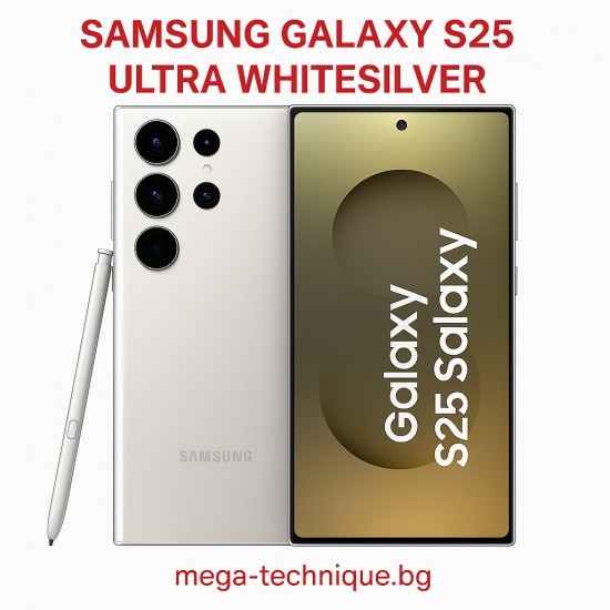 Смартфон GSM SAMSUNG GALAXY S25 ULTRA S938 TITANIUM WHITESILVER 6.90 ", 512 GB, RAM 12 GB, 200+50+50+10 MP, 5G