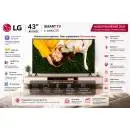 LG 43UA751C0LA 43" 4K Smart TV HDR Wi-Fi