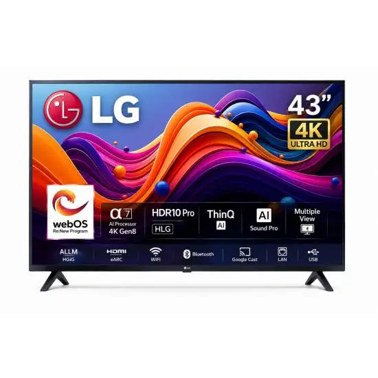 LG 43UA73003LA 43" 4K Smart TV HDR webOS Wi-Fi