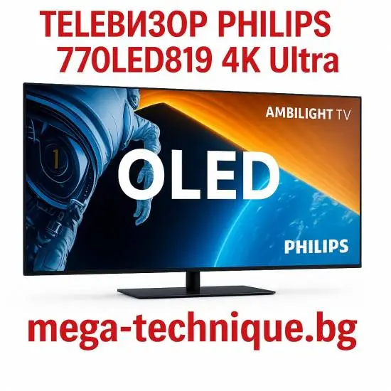 Телевизор PHILIPS 77OLED819 4K Ultra HD OLED GOOGLE TV, 77.0 ", SMART TV