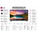 LG 86QNED80A3A 86” 4K 