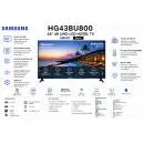 Samsung HG43BU800 UHD телевизор с Smart функции