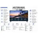 Samsung HG75BU800 UHD телевизор с Smart функции и 75” екран